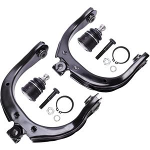 LCWRGS Front Upper Control Arms w/Ball Joints for 2002-2009 Chevy Trailblazer/SSR, 2002-2009 GMC Envoy, 04-2007 Buick Rainier, 02-2009 Isuzu Ascender/Oldsmobile Bravada/Saab 9-7X