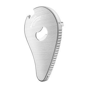 Uinxan Jar Bottle Can Opener for Weak Hand & Seniors with Arthritis-Easy Twist Off Caps (0.6"-2.7") & Pull Tab Seals,Patent Unique Gadget,Multi,Portable Christmas Gifts for Elderly/Women/Men (Silver)