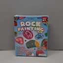 Dan&Darci Rock Painting Kit for Kids - Arts and Crafts for Girls & Boys Ages 6-12 - Craft Kits Art Set - Supplies for Rocks Paint - Best Tween Gift Ideas for Kid Activities Age 6 7 8 9 10 11 (Multi-Color)