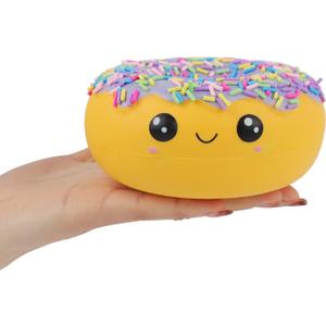 Anboor Donut Squishies Slow Rising Squishys Toy for Kids Soft Doughnuts Scented Stress Relief Realistic Cute Squeeze Squish Toy