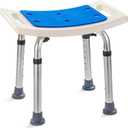 Dr.Kays Shower Chair for Inside Bathroom 350 lbs Shower Stool with Adjustable Height, Portable Heavy-Duty Bath Bench Padded Seat for Inside Tub Bathroom Chair for Elderly and Disabled FSA/HSA Eligible