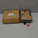 4x6 Picture Frame Set of 4, 4 x 6 Wood Photo Frames with Mat for 3.5x5, Natural Wooden Frame with Real Glass Cover for Wall and Tabletop Display,Rustic Brown