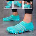 TOLLN Quick-Dry Barefoot Water Shoes for Men, Women & Youth  Versatile Aqua Socks for Beach, Pool, Kayaking, Hiking, Surfing, Yoga & Outdoor Sports (10.5 Women/9.5 Men, Mint Green)