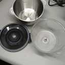 GANIZA Food Processors, Electric Food Chopper with Meat Grinder & Vegetable Chopper - 2 Bowls (8 Cup+8 Cup) with Powerful 450W Copper Motor - Includes 2 Sets of Bi-Level Blades for Fruits/Meat/Nuts (Black)