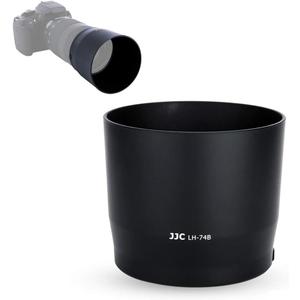 JJC ET-74B Bayonet Reversible Lens Hood Shade for Canon RF 100-400mm f/5.6-8 is USM and EF 70-300mm f/4-5.6 is II USM Lenses, Replaces Canon ET-74B Lens Hood, Not Affect to Use 67mm Filter or Cap