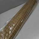 UNISHADES Bamboo Roman Shades w/Valance, 33.5" W × 64" H, Highfield Teak
