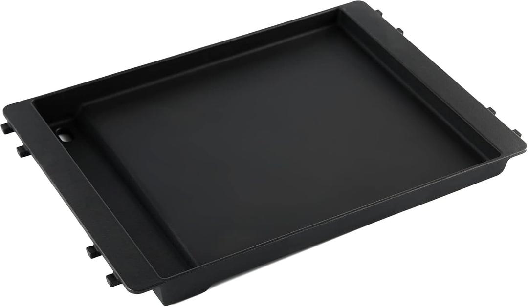 Charbrofire 7566 Replacement Griddle for Weber Genesis 300 Series Weber Cast Iron Griddle Genesis E-310 E-320 E-330 S-310 S-320 S-330 EP-310 EP-320 EP-330 CEP-310 CEP-330 ESP-310 (19.4" x 12.8")