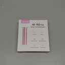 4.8IN Longer Electric Foot Callus Remover with 80pcs Sandpaper Discs, Professional Aluminum Callus Remover for Feet, Stepless Speed Control Pedicure Tools for Dead Skin (Pink)