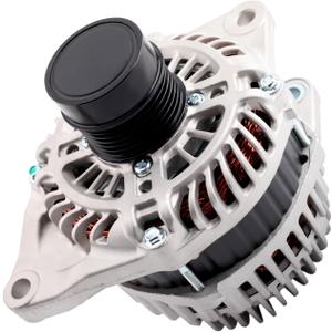 Alternator Compatible with Chrysler 2011-2013 200, 2007-2010 Sebring, 2008-2013 Avenger, 2007-2012 Caliber, 2007-2017 Compass Patriot, 2.0L 2.4L, Alternator for: 4801323AB 4801323AC 4801323AD