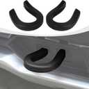 Tow Hook Cover fit for Chevy Silverado 1500 2007-2024, Front Bumper Tow Hooks Rubber Accessories, Black