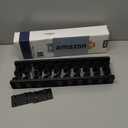 Hat Organizer for Baseball Caps Hold Up to 40 Hats, 2 Pack Hat Rack for Wall, Strong Adhesive Hat Storage Display Holder for Closet Door and Wall (Black)