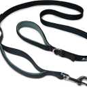 Leash Boss 3X - Two Handle Dog Leash with Extra Traffic Handle - Heavy Duty Double Padded Handle Lead for Walking and Training Large Dogs - Large Dog Leash for Control and Training