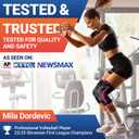 DR. BRACE ELITE Knee Brace with Size Stabilizer (2 Pack) Knee Brace for Women & Men, Workout, Sports, Daily Knee Compression Sleeve for Maximum Knee Pain Support & Fast Recovery (Orion, Medium)