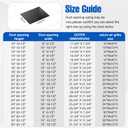 20x10 Duct Opening | Steel Return Air Grille | Vent Cover Grill for Sidewall and Ceiling | HVAC Cold Air Intake Grille | White | Outer Dimensions: 21.75"W X 11.75"