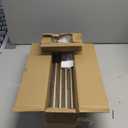 Warm Gold Curtain Rods for Windows 72 to 144 Inches Adjustable Length Heavy Duty 1" Diameter Brass Bronze Long Window Curtain Rod with Solid Metal Finials for Outdoor Farmhouse Bedroom Living Room