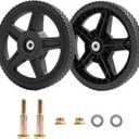 Parts Camp Push Mower Wheel kits Lawn Mower 14 inch Wheels for Push Mower(Set of 2)
