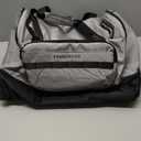 Large 42L Carry On Duffle Bag for Travel & Gym - TSA Approved Airplane Personal Item with Shoe Compartment & Wet Pocket, Water-Resistant Weekender Overnight Bag for Men Women (Grey)