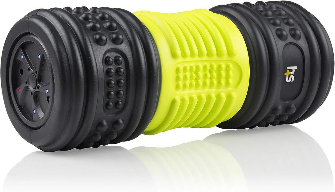 HealthSmart 4-Speed Vibrating Exercise Roller Foam FSA/HSA Eligible  Deep Tissue Massage Muscle Recovery & Pain Relief for Full Body | Electric foam Roller for Physical Therapy & Workout