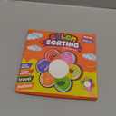 Color Sorting Sensory Toys for Toddlers & Kids, Preschool Fine Motor Skills for Autism, Fidget Color Matching Travel Toys, Calm Down Toy, Birthday Gifts for Boys & Girls