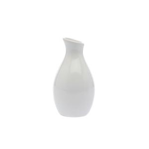 American METALCRAFT, Inc. BVJGG4 3-7/8 High Ceramic Jug Vase, 4', White (1 Count (Pack of 1))