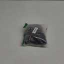 Donut Hair Bun Maker Set, 8 Pieces with 10 Black Rubber Bands and 20 Bun Bobby Pins for Ladies, Brown