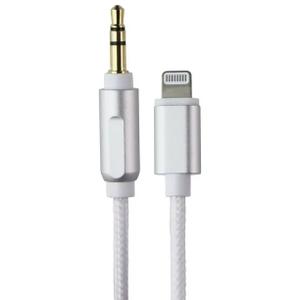 Acoustix 6-foot braided Auxiliary Audio Cable,
3.5mm to 8-Pin Lightning