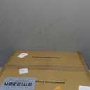 Ceiling Fans with Lights 20'' Flush Mount Fan Remote & APP Control Black Low Profile 6 Wind Speeds Smart Dimmable LED for Bedroom Living Room (Y1095-BK-ELE)