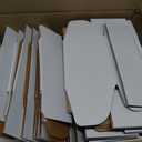 Shipping Boxes 7x5x2 inches Small Mailing Boxes 50 Pack White Cardboard Corrugated Box Mailers