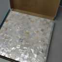 KASARO Peel and Stick Backsplash, Mother of Pearl Mosaic Shell Tiles, Self-Adhesive Wall Tile for Kitchen, Bathroom, Bedroom Decor, Waterproof & DIY-Friendly, 10 Sheets (White & Natural, 10 sq ft)