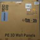 Art3d 10-Pack 52.5 Sq.Ft Faux Brick 3D Wall Panels Peel and Stick in Gray Brown, Self Adhesive Waterproof Foam Wallpaper for Bedroom, Bathroom, Kitchen