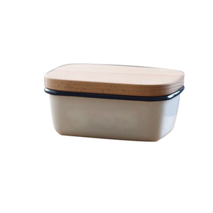 Butter Dish Ceramic Cheese Organiser with Lid for Kitchen and Dining Room