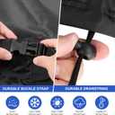 Sandbox Cover, 800D Oxford Cloth Waterproof Outdoor Square Sand Box Cover for Kids, Protect Sandbox Sand and Toys(Black,72" X 72" X 8")