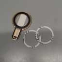 GripMate 2nd Gen for Magsafe Phone Grip for iPhone - Strong Dual-Sided Magnetic Phone Ring Holder - Detachable, Comfortable Finger Loop Stand for iPhone 17 Pro Max 16 15/14/13/12 Series (Gold)