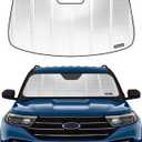 Pigenius Windshield Sun Shade for Ford Explorer 2020-2025. Reflective Aluminum Film Front Window Sunshade - BLAZBLOCK
