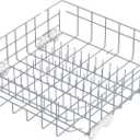 UPGRADED W10728159 W10525646 Dishwasher Lower Rack Replacement Compatible with Whirlpool Dishwasher Rack, Replace W10315890 W10078180 Kitchenaid Kenmore Elite Dishwasher Bottom Rack & WP3376961 wheels