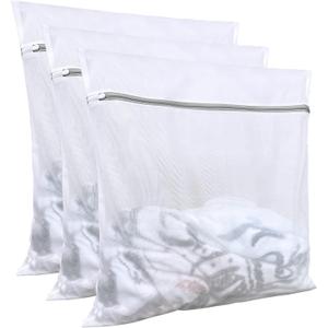 Lingerie bags for laundry(3Pcs,24 X 24inch),large mesh laundry bags,Delicates Bags for Washing Machine