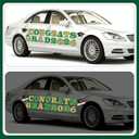 Xuhal 2026 Graduation Car Decoration 23'' Large Inflatable Grad Cap Car Decor Congrats Grad Letter 2026 PVC Inflatable Cap for Senior High School Collage Graduation Parade Party Decor(Green, Gold)