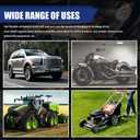 2 x Flexible Oil Funnel Reusable, Funnels for Automotive Use, Foldable Draining Tool Spill-Free, Car Accessories Multi-Purpose Rubber Oil Change Filter for Lawnmower, Truck, Motorcycle (Red)