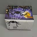 Land Guard 236'' Big Spider Web Halloween Decor+70'' Huge Spider for Roof with Triangular Big Web for on House Outside and Inside