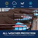 GREEN LIFESTYLE Heavy Duty Tarp Waterproof  Covers Supplies & Equipment (10x12)