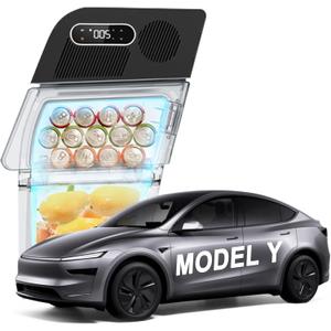 Tesla Model Y Car Refrigerator, 22F Cooling, AI 3-Mode Cooling, Ultra-Low 0.5kWh Power Consumption, Easy Install, Perfect for Tesla Model Y 2020-2026 Cooler(15L)