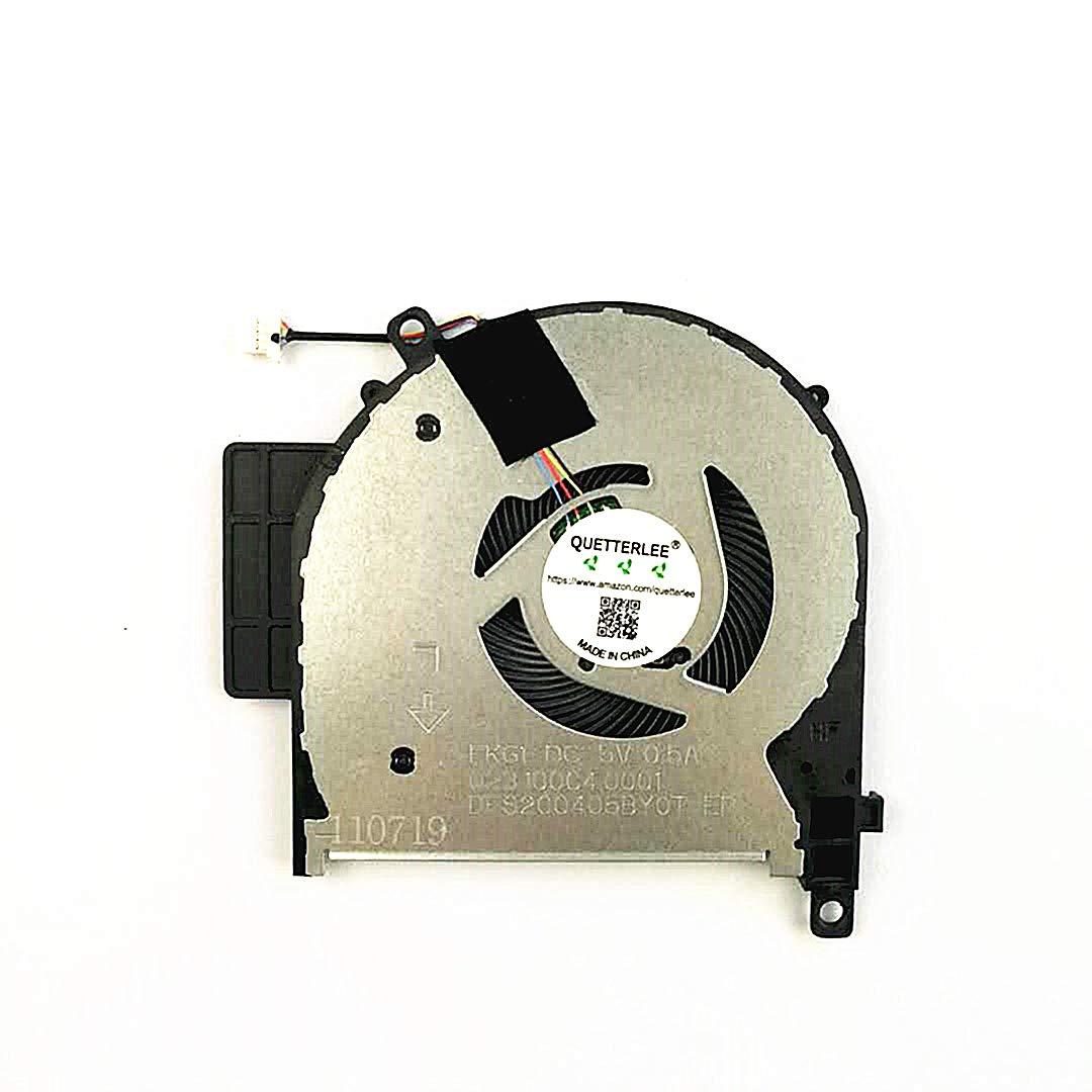 Replacement New CPU Cooling Fan for HP Envy 15-CP 15-CN 15M-CP 15-cp0053cl 15-cp0076nr 15-cp0078nr 15-cn0001la 15M-CN 15M-CN0011DX TPN-W134 TPN-W135 Series L23569-001 L20107-001 FKG1 Fan