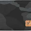 Lanyani RFID Wallets Bifold Simple (Synthetic-black-s)