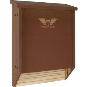 BIGBATBOX Wooden Bat House for Outdoors - Clean Your Backyard from Mosquitoes - Proven Box Kit to Attract Bats BIGBATBOX Wooden Bat House for Outdoors - Clean Your Backyard from Mosquitoes - Proven Box Kit to Attract Bats