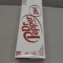 Diet Dr Pepper Soda, 12 fl oz cans, pack of 12 (EXP 05/01/26)