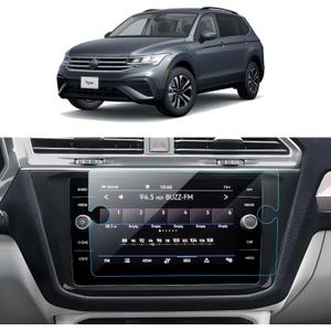 Car Screen Protector for 2018-2024 2025 Volkswagen Tiguan& Jetta& 2025+Taos Accessories Navigation Touchscreen Protector Film Tempered Glass 8''