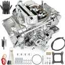 600 CFM 4 Barrel Carburetor Electric Choke Vacuum Secondary 4150 Model - Aluminum Street Performance Carbs Compatible with Ford Chrysler GM V8 Engines (Part: BR-67270)