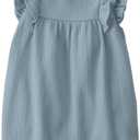 Little Planet by Carter's Baby-Girls Dress Made with Organic Cotton (Blue, 6m)