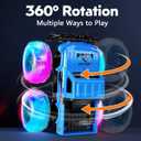 iValea Monster Trucks Toys for Toddlers Boys: Light-up Wheels for Kids Age 2-4 Years Old,Toy Car for Kid Ages 3-5,Boy Cars to 3-6,Toy Truck for Toddler 1-3,Jam Birthday Gift for Children 1-3