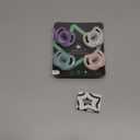 Tommee Tippee Ultra-Light Silicone Pacifier, 0-6 Months, Symmetrical One-Piece Design, BPA-Free Silicone Binkies, Pink/Purple/Green, Pack of 4